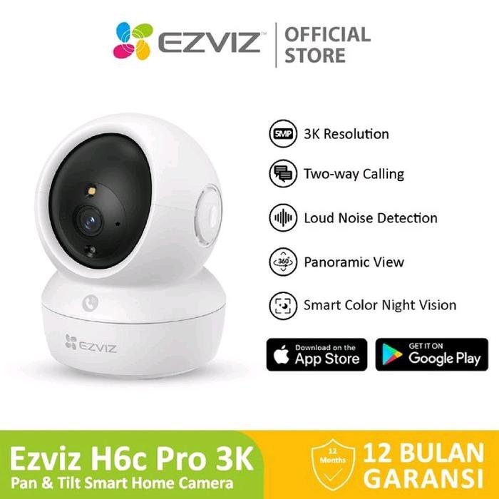 SmartCamera Ezviz Audio 2 Arah dan Putar 360